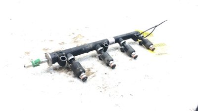 96-01 Saturn Sl2 Dohc Complete Fuel Rail With Injectors Set Loaded Oem 21007592