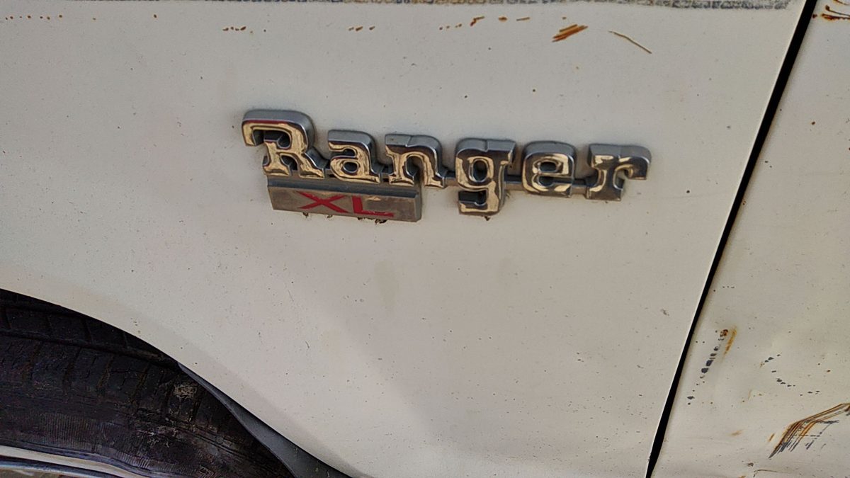 1986 Ford Ranger Driver Left Fender Emblem Badge Set Oem