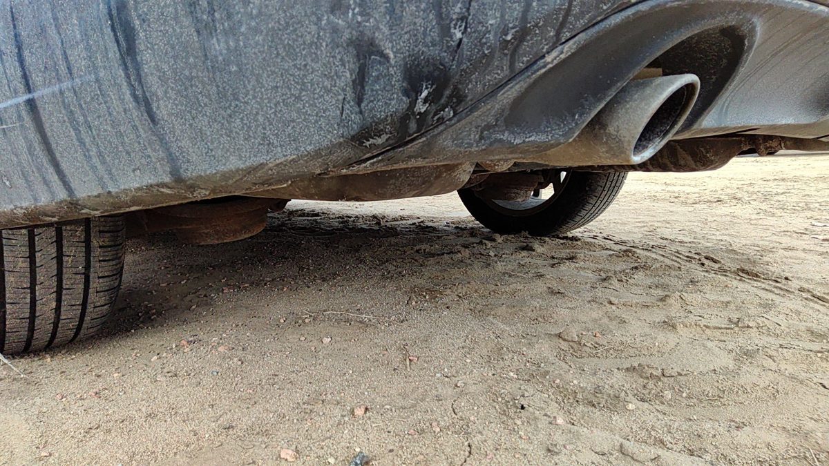 2006-2012 Ford Fusion Driver Left Rear Muffler With Exhaust Tip Oem 3.0L