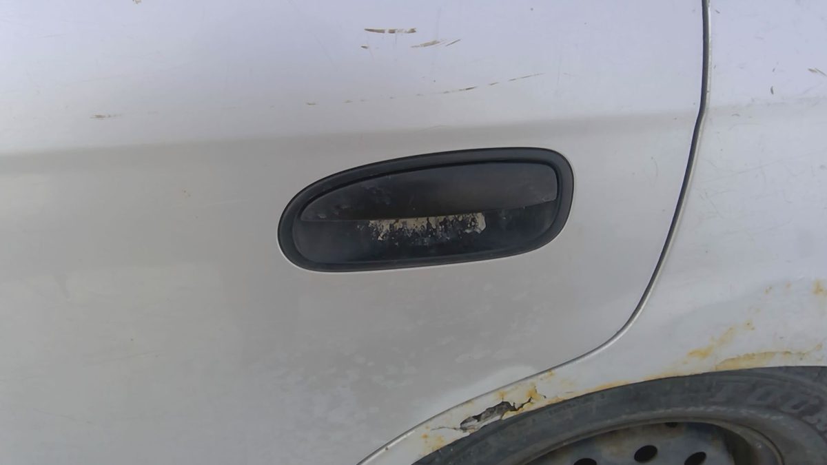 1996-1999 00 Honda Civic Driver Left Rear Outside Door Handle Oem Back