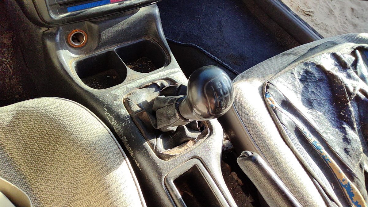 1997 Saturn Sl1 Floor Shifter Lever Shift Unit Manual Transmission Gray 5 Speed