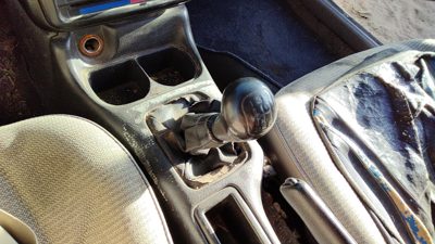 1997 Saturn Sl1 Floor Shifter Lever Shift Unit Manual Transmission Gray 5 Speed