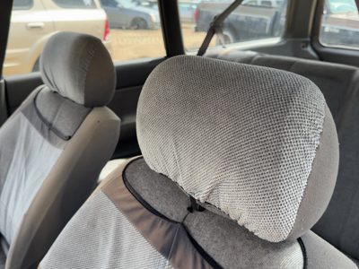 1990 Subaru Legacy Pair Of Front Headrests Oem Left Right Set Seat Gray