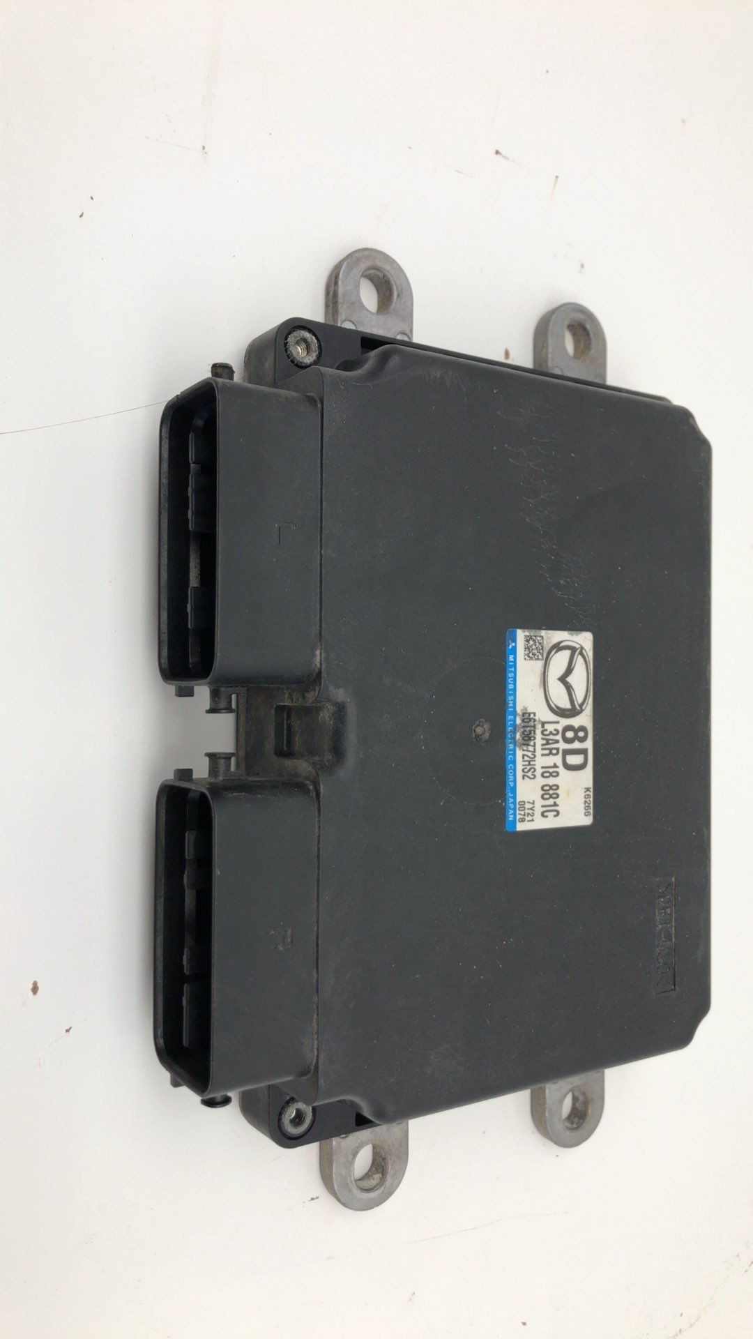 07-09 Mazda 3 Electronic Control Module Computer Ecm Ecu 2.3L 5 Speed L34p18881b