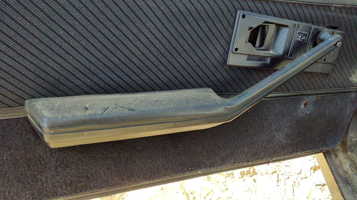 89 Chevy Camaro Black Driver Left Grab Pull Handle Armrest From Inside Door Oem
