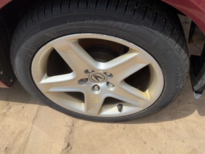 2004-2005 Acura Tl 17" Aluminum Wheel Oem Factory 5 Spoke Rim #3 17X8