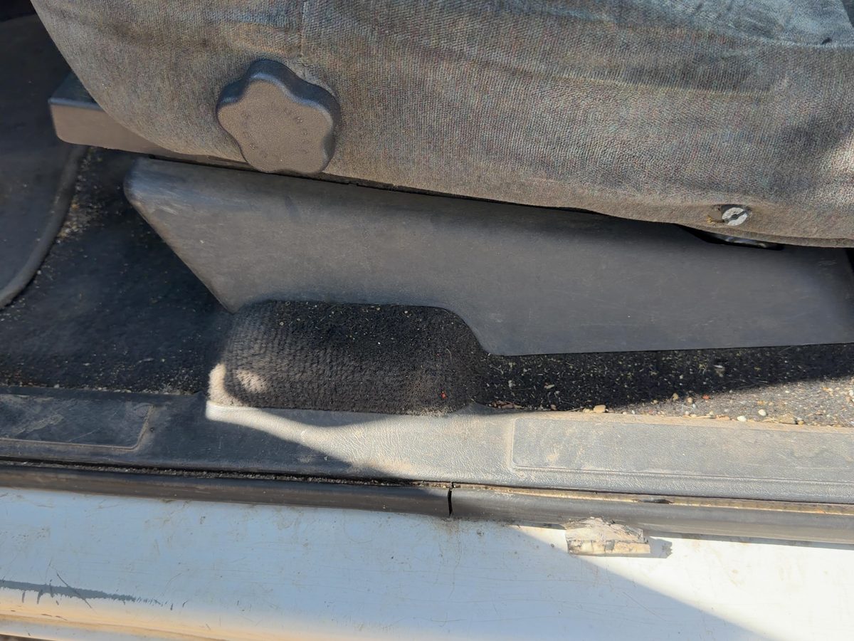 2002 Chevy S10 Blazer Driver Left Side Seat Trim Panel OEM Graphite 12H