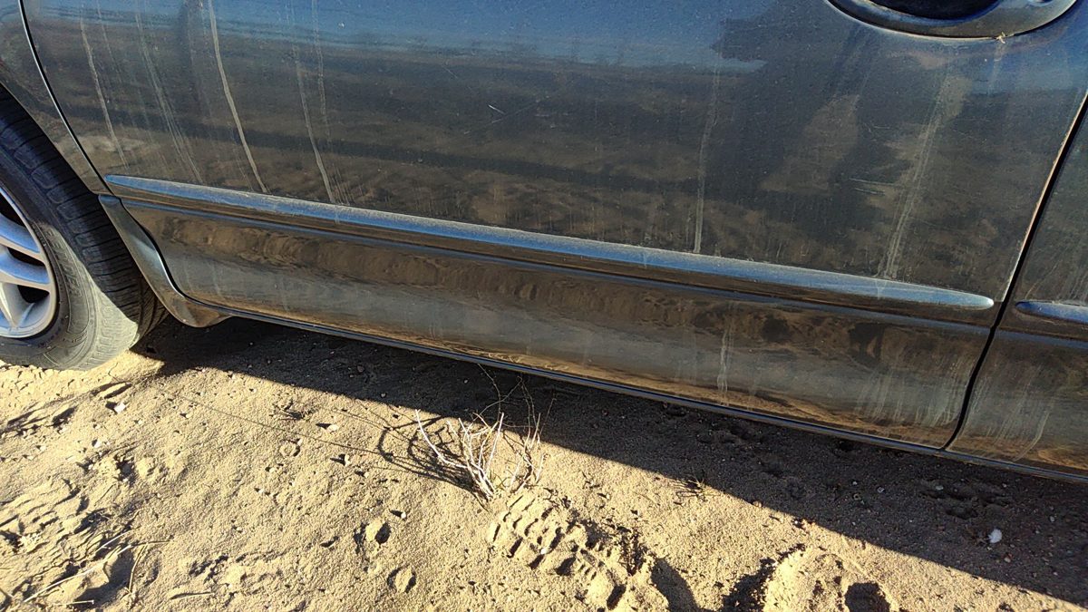 98-04 Intrepid Driver Left Front Moulding From Door Trim Strip Steel Blue Pbq