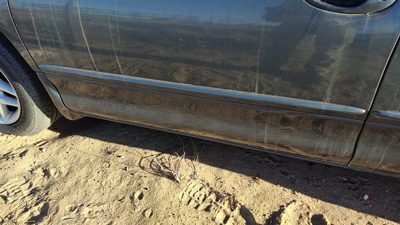 98-04 Intrepid Driver Left Front Moulding From Door Trim Strip Steel Blue Pbq