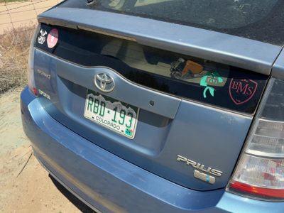 2004-2009 Toyota Prius Lower Back Glass Rear Window Oem 6482147021