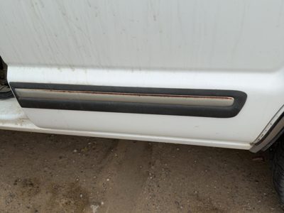 98-01 Chevy S10 Blazer Driver Left Rear Moulding From Door Oem Back Trim Strip
