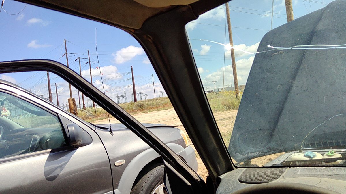 96-98 Suzuki Sidekick Driver Left A Pillar Trim Windshield Post Panel Gray Gri