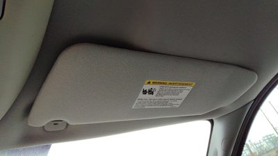 2004-2007 Ford F150 Passenger Right Sun Visor Oem Gray Me 4L3Z1504104Bab