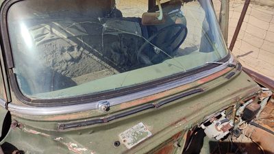 1953 Chevy Bel Air 150 Sedan Windshield Wiper Cowl Vent Trim Panel Chrome Cover