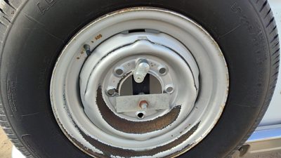 1995 Gmc Van 3500 Spare Tire Carrier Swing Gate Oem