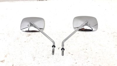 2000 Harley Davidson Set Of Chrome Mirrors Pair Oem 5X3.5 Inch