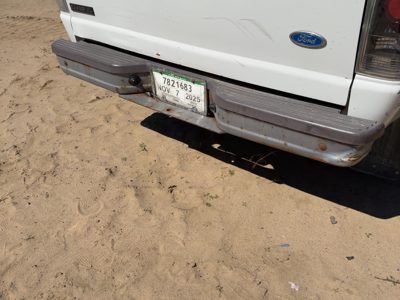 1996 Ford Ranger Rear Bumper Assembly