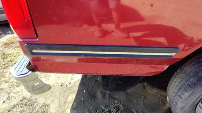 1991 Ford F150 Passenger Right Rear Moulding On Quarter Panel Oem Rear Box