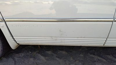 1996-1999 Town & Country Left Front Moulding From Door Oem Trim Pwp Golden White