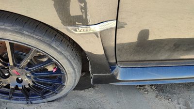 2015-2016 Subaru Wrx Driver Left Moulding From Fender Trim Strip Dark Gray Dgm