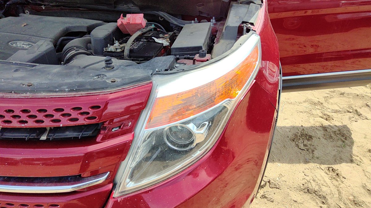 2013-2015 Ford Explorer Driver Left Head Light Oem Front Lamp Xenon Hid Limited