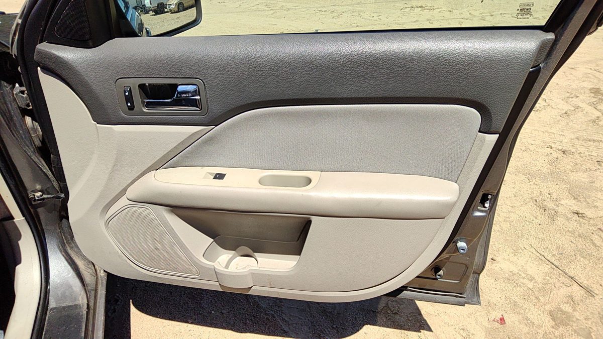10-12 Ford Fusion Passenger Right Front Door Trim Panel With Switches Black Dl