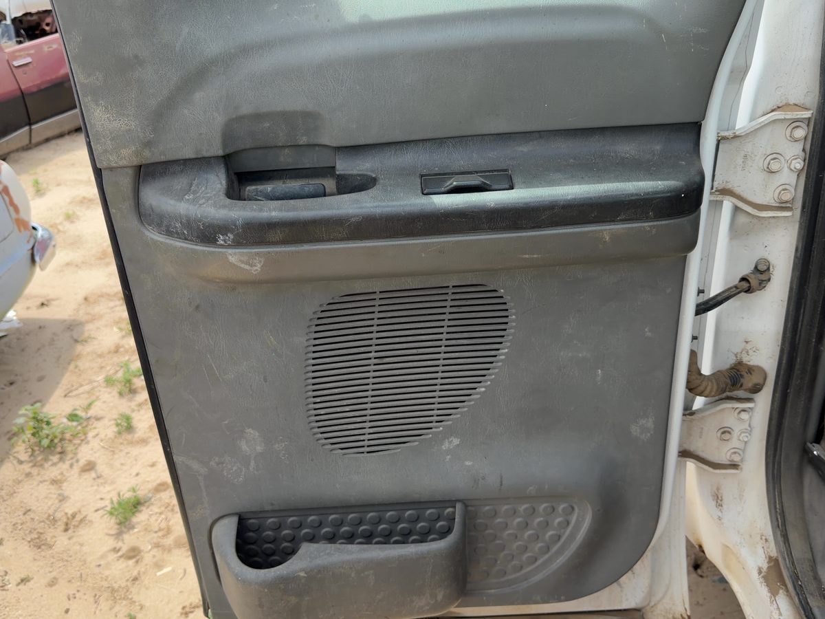 2005-2007 Ford F350 Passenger Right Rear Door Trim Panel Back Gray 6C3Z2827406Ba