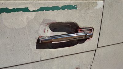 1971 Chevy Van G20 Driver Left Front Outside Door Handle Oem