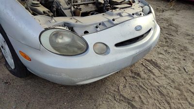 1996-1997 Ford Taurus Front Bumper Cover Assembly Oem Silver Ts F6dz17d957a