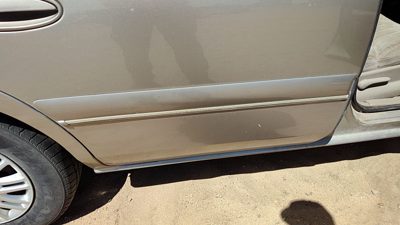 97-01 Century Passenger Right Rear Moulding From Door Back Trim Strip Gold 49U