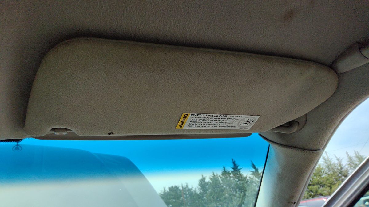 1998-1999 Cadillac Deville Passenger Right Sun Visor Oem 152 Neutral