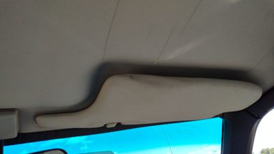 1985-1986 Toyota Camry Passenger Right Sun Visor Oem Gray