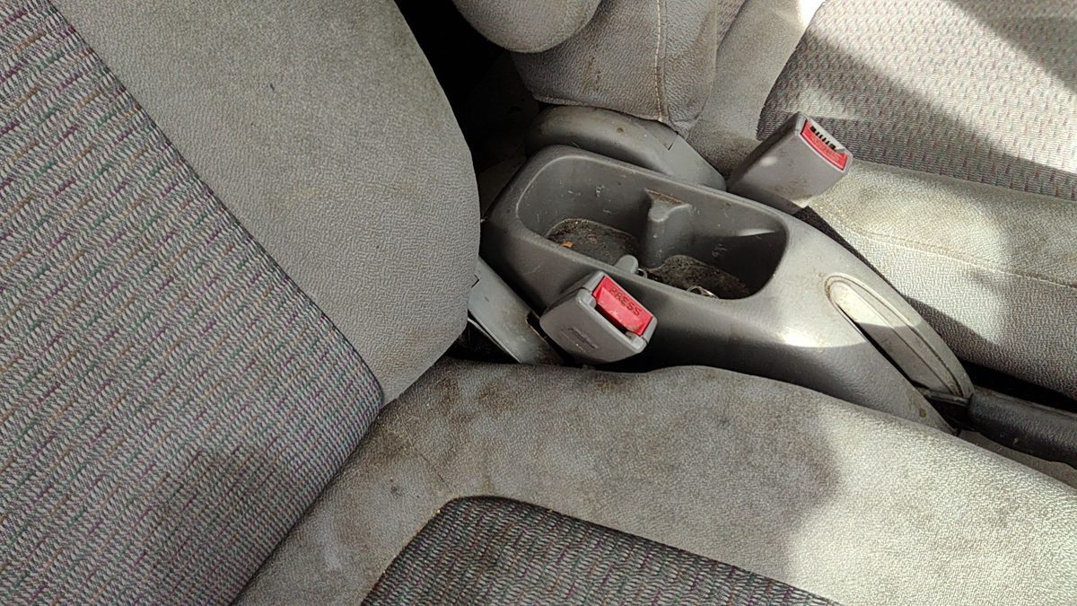 2000-2005 Kia Rio Passenger Right Front Seat Belt Buckle Receiver Oem Gray