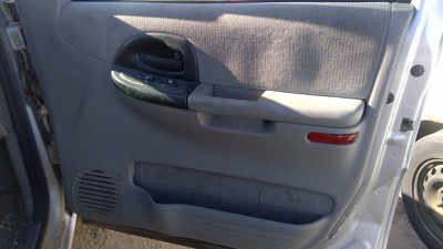 2001-03 Chevy Venture Passenger Right Front Inside Door Trim Panel Only Gray 14C