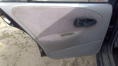 1998 Saturn Sw2 Driver Left Rear Inside Door Trim Panel Only Oem Back Gray