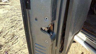 1989 F250 Pickup Driver Left Front Door Latch With Rods/Cables Oem