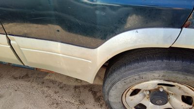 1996 97 Suzuki Sidekick Driver Left Rear Moulding From Door Oem Back Trim Strip