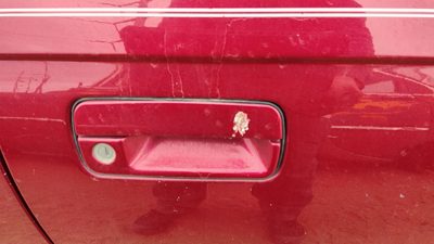 98-02 Eldorado Passenger Right Front Outside Door Handle Crimson Red 86U