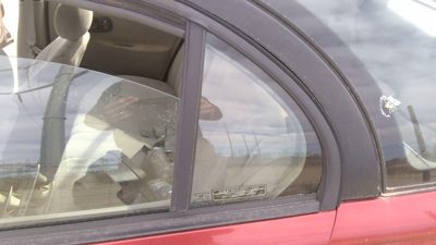 1996-2000 Saturn Sw2 Driver Left Rear Vent Window Back Door Glass With Frame Oem