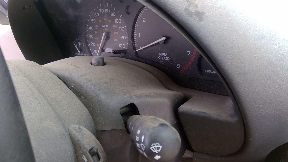 1997-1999 Saturn Sw2 Steering Column Trim Surround Collar Plastic Housing Gray