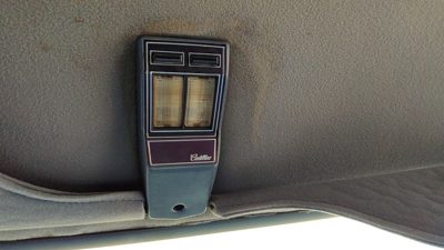 1984 Deville Sedan Center Overhead Console Oem Dome Light Map Lamp Blue