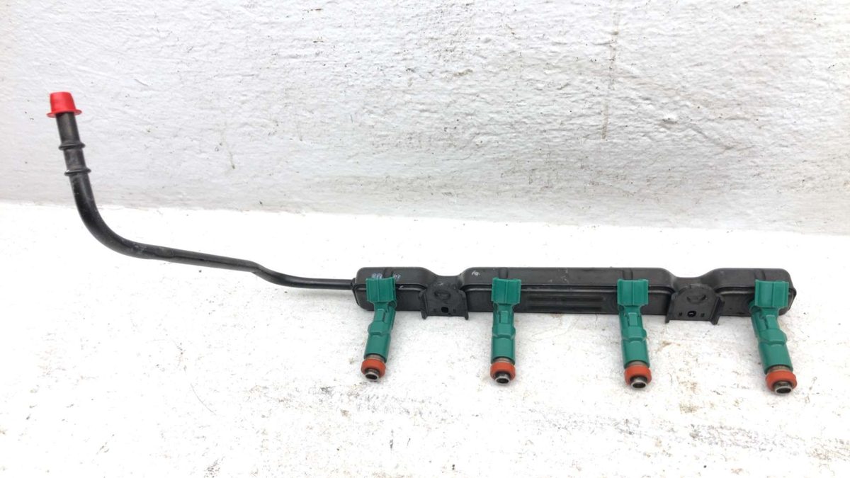 2001-2009 Toyota Prius Complete Fuel Rail With Injectors Set Loaded Oem 1.5L