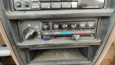1991-1996 Infinity G20 Temperature Control Module In Dash Heater Ac Head Unit