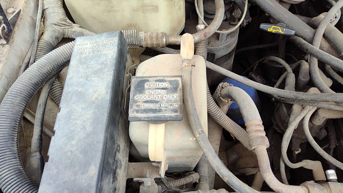 1992 Jeep Cherokee Coolant Reservoir Radiator Overflow Tank Bottle Oem