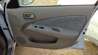 00-03 Nissan Sentra Passenger Right Front Door Trim Panel With Switches Sand H