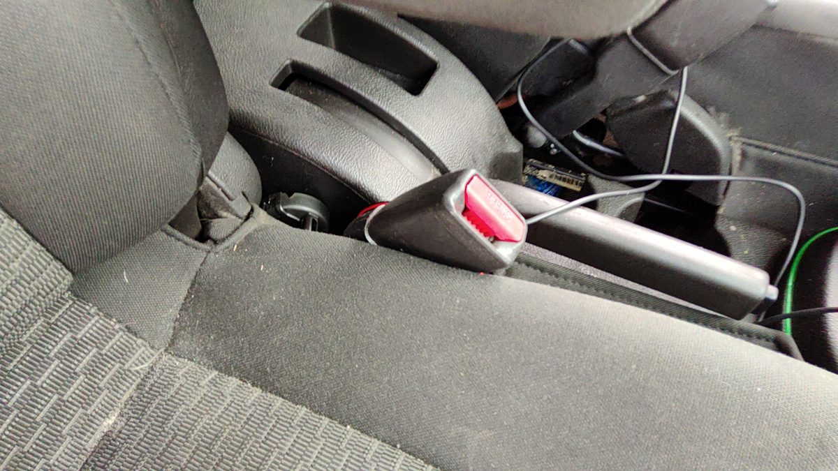2006-2011 Chevy Hhr Passenger Right Front Seat Belt Buckle Receiver Black 19B