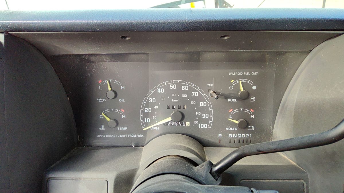 1993 Gmc Safari Speedometer Cluster Instrument Gauges Panel Oem Dash 16164005