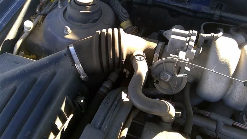 2001 Daweoo Lanos Air Intake Tube Resonator Pipe Elbow Rubber OEM Hose Snorkel