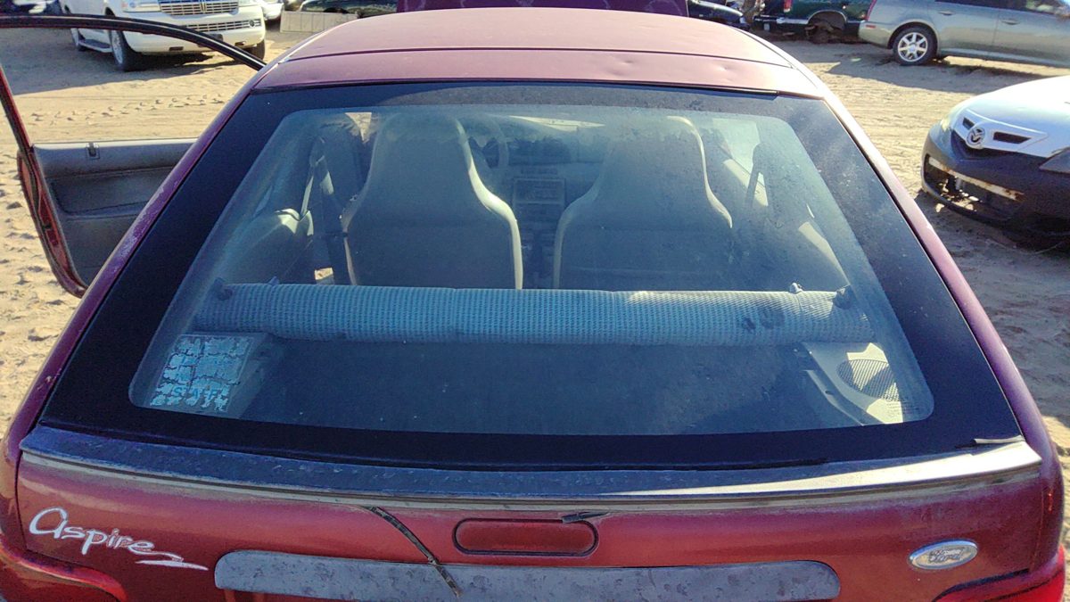1994-1997 Ford Aspire Back Glass Rear Window Oem F4bz6142006d