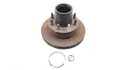 1980-1993 Ford F250 Front Rotor And Wheel Hub Oem 4X4 Dana 44